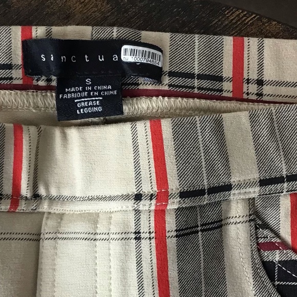 Sanctuary Grease Plaid Leggings - Picture 3 of 7